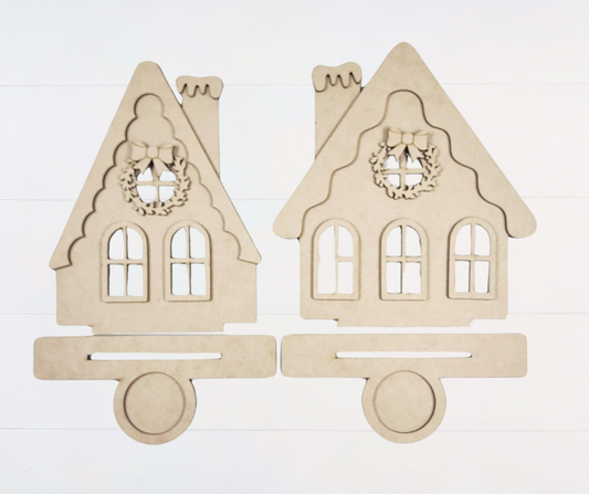 Victorian Gingerbread House Votives