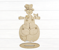 Happy Harvest Standing Scarecrow Shelf Sitter