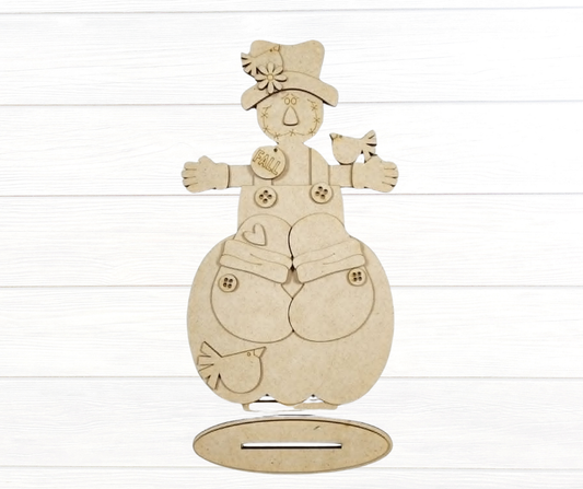 Happy Harvest Standing Scarecrow Shelf Sitter