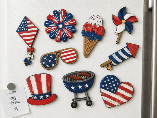 Summer/Patriotic Magnets
