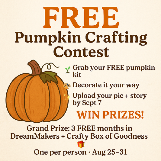 🎃 Pumpkin Crafting Contest – FREE Pumpkin Kit