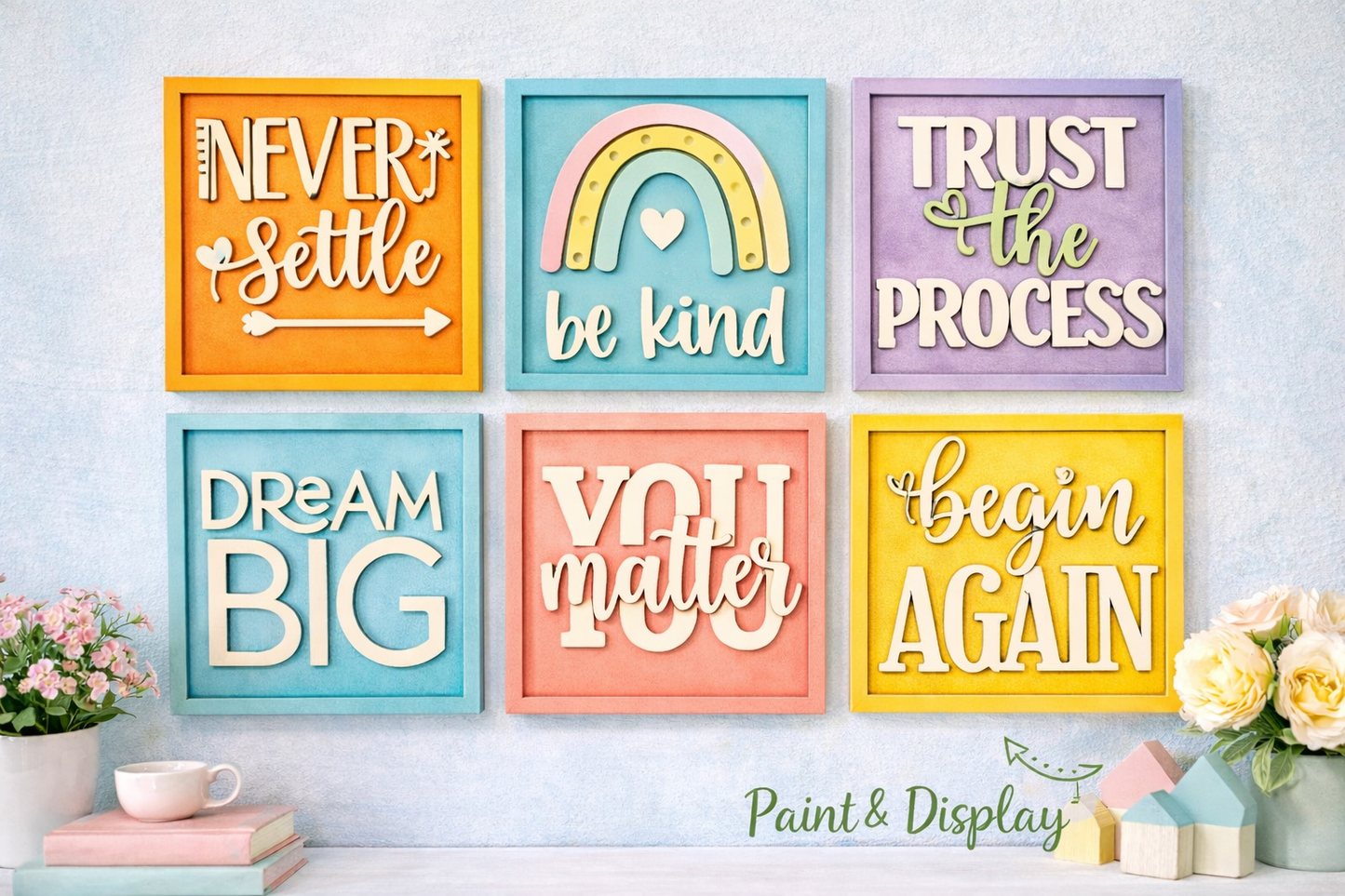 Mini Inspirational Signs (5x5)