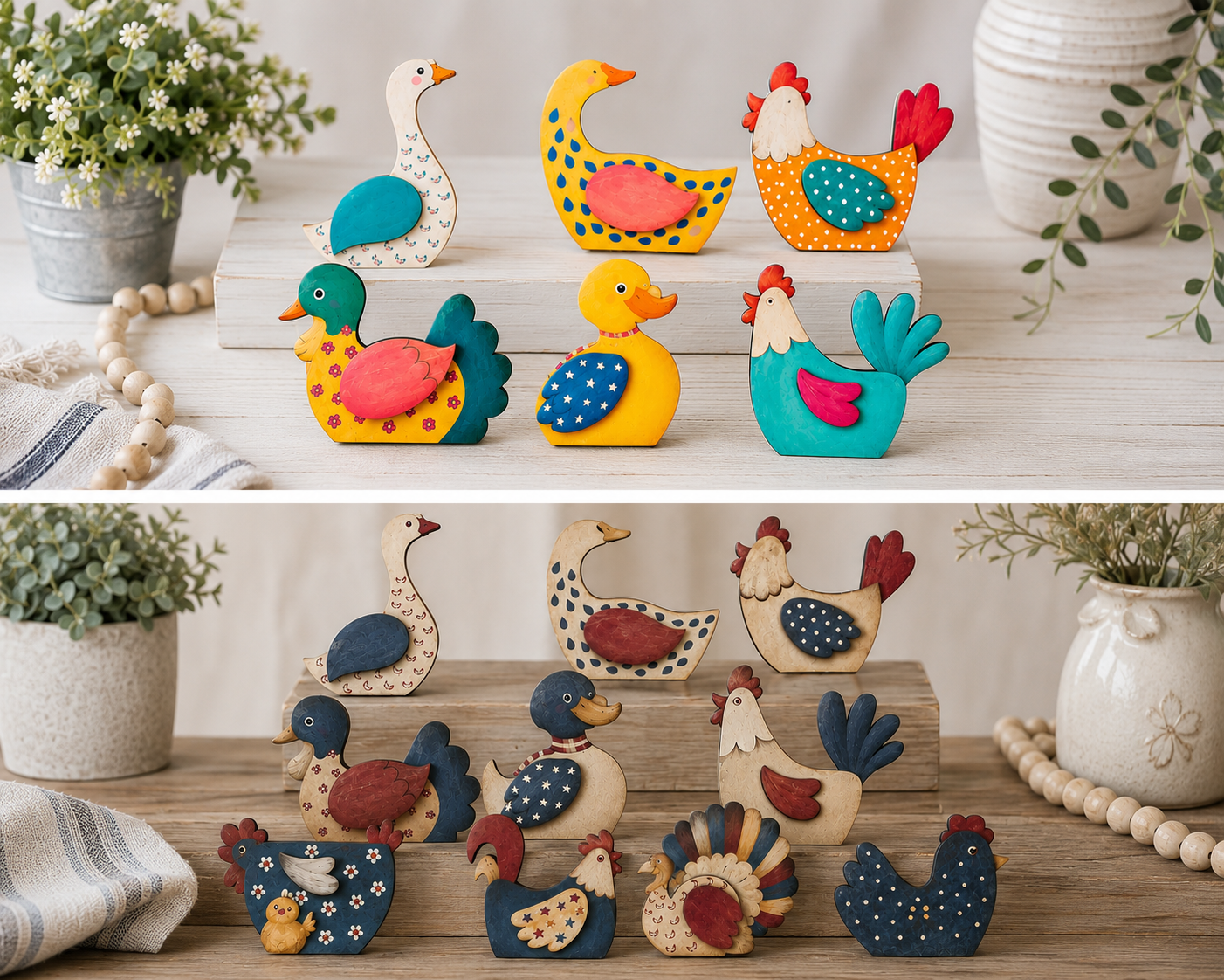 Farm Animal Shelf Sitters