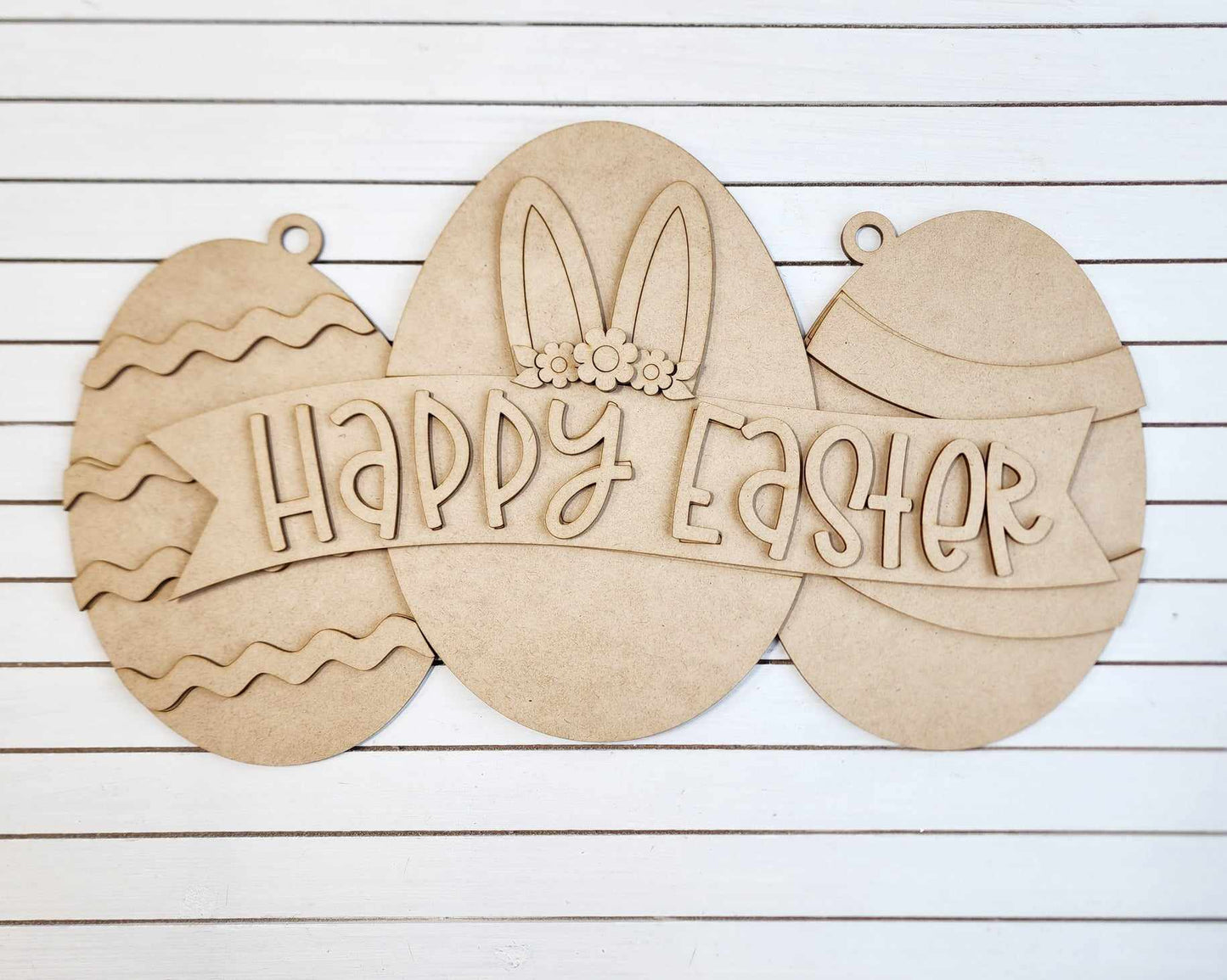 Easter Egg Trio Door Hanger BLANK