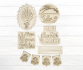 Lavender Tiered Tray Set