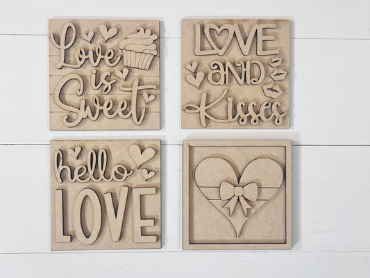 Valentines Mini Signs