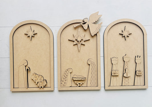 Nativity Panel Trio