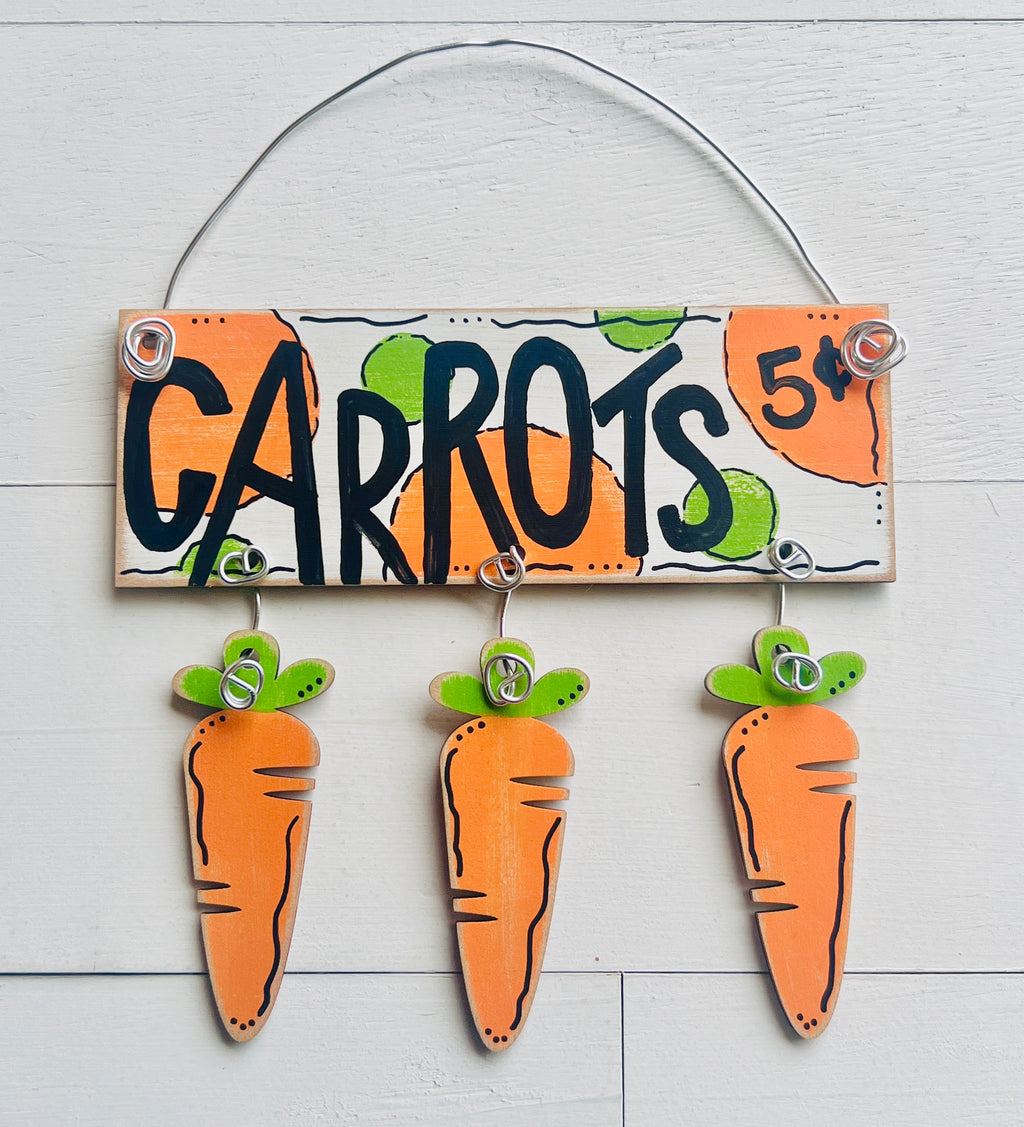 Mini Carrot Sign