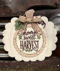 Home Sweet Harvest Pumpkin Door Hanger Blank - 632