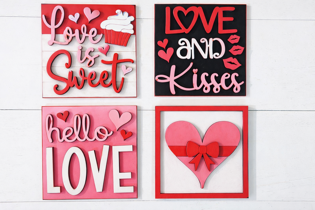 Valentines Mini Signs - 623