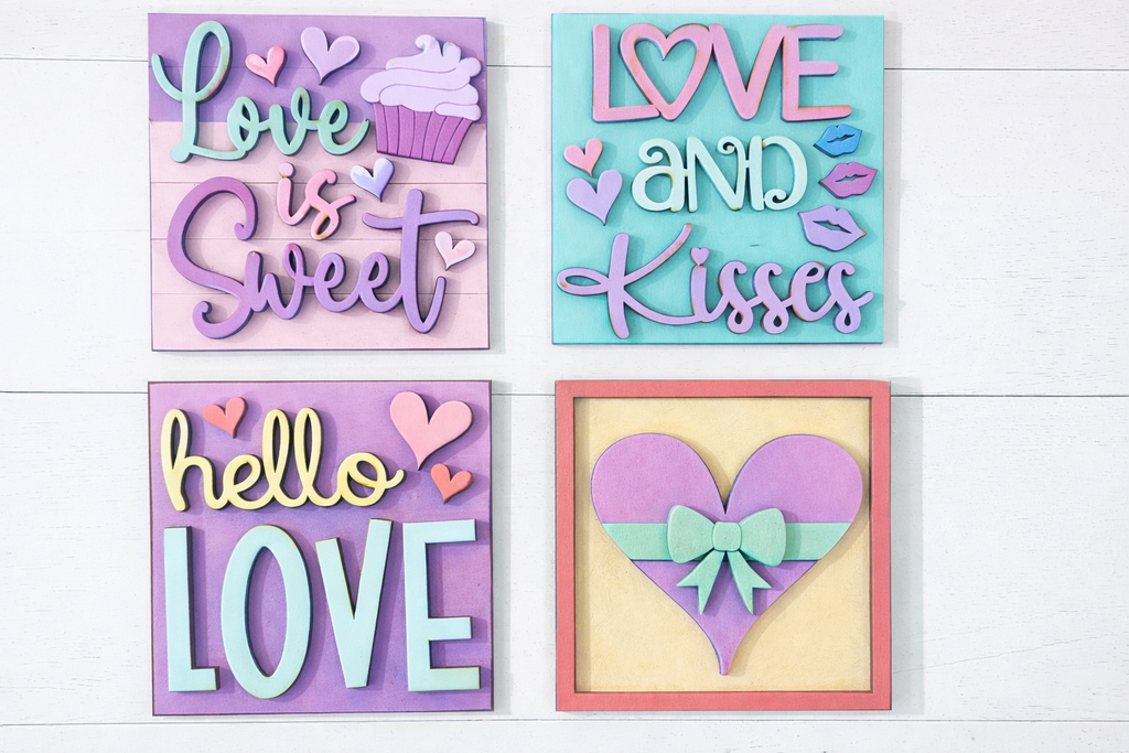 Valentines Mini Signs - 623