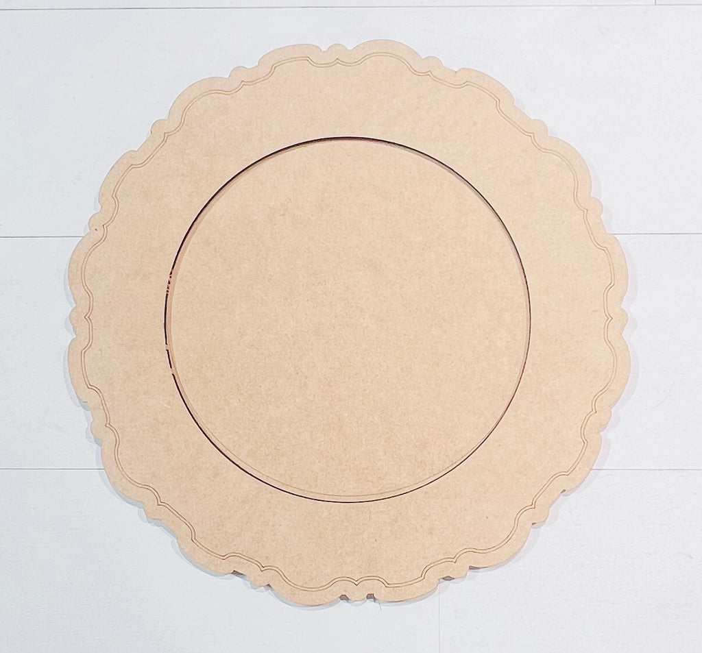 Decorative Charger Plate Blank - 271