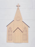 Large Simple Church Blank