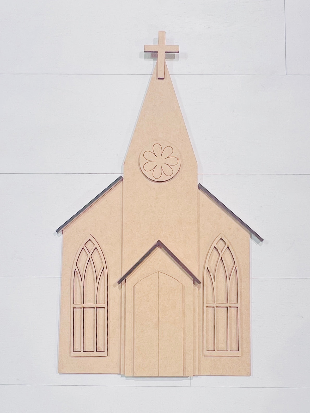 Large Simple Church Blank