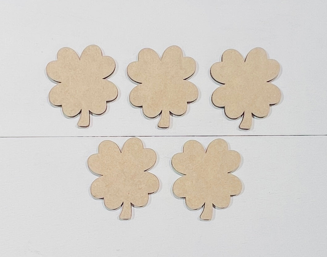 Mini Shamrock Cutout Blanks