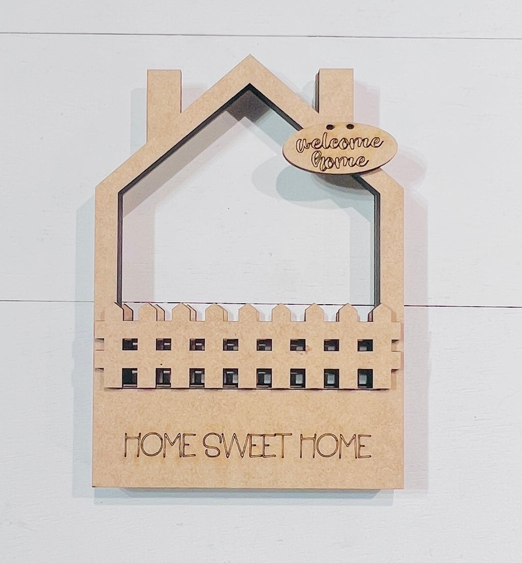 Home Sweet Home House Blank