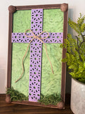 Framed Cross with Detailed Etching Blank