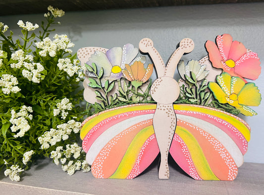 Wildflower Butterfly Shelf Sitter DIY