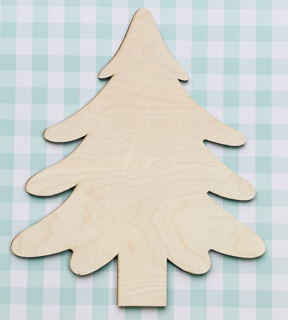 Christmas Tree Door Hanger BLANK