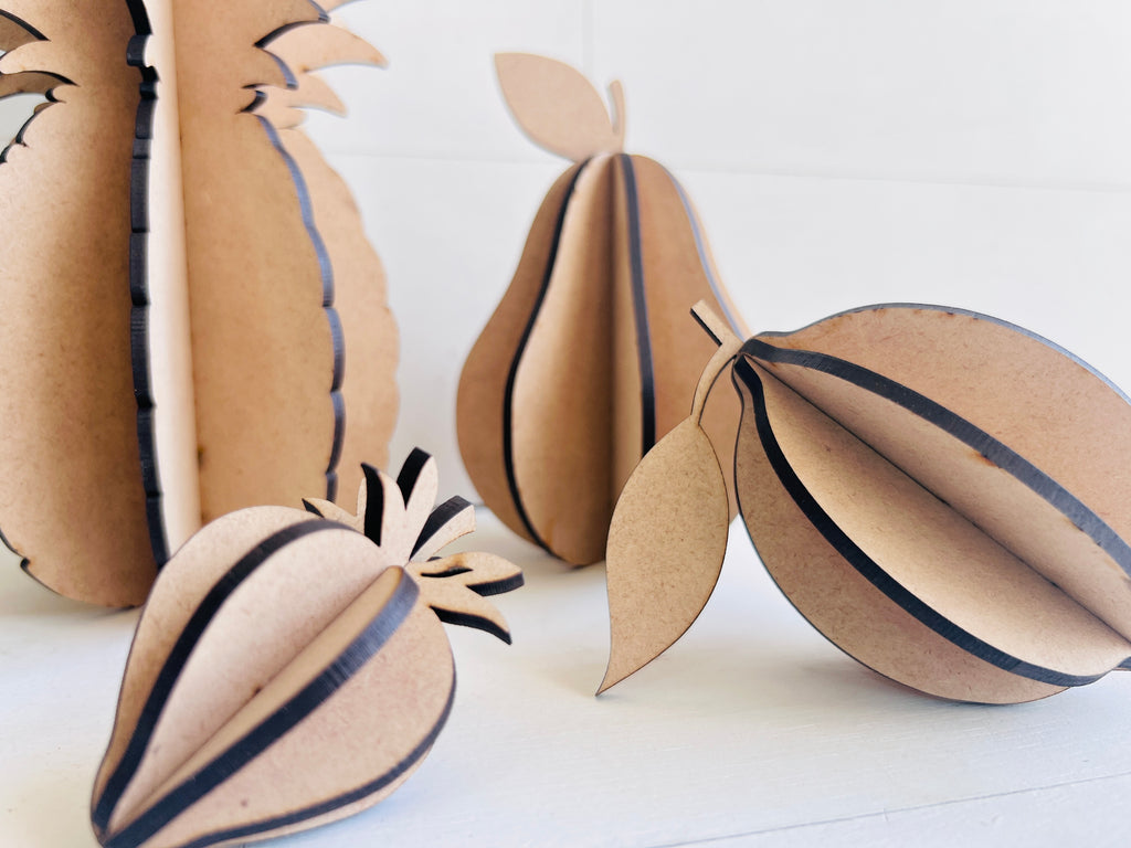 3D Fruit Centerpiece Kit – Set of 5
