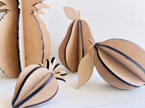 3D Fruit Centerpiece Kit – Set of 5
