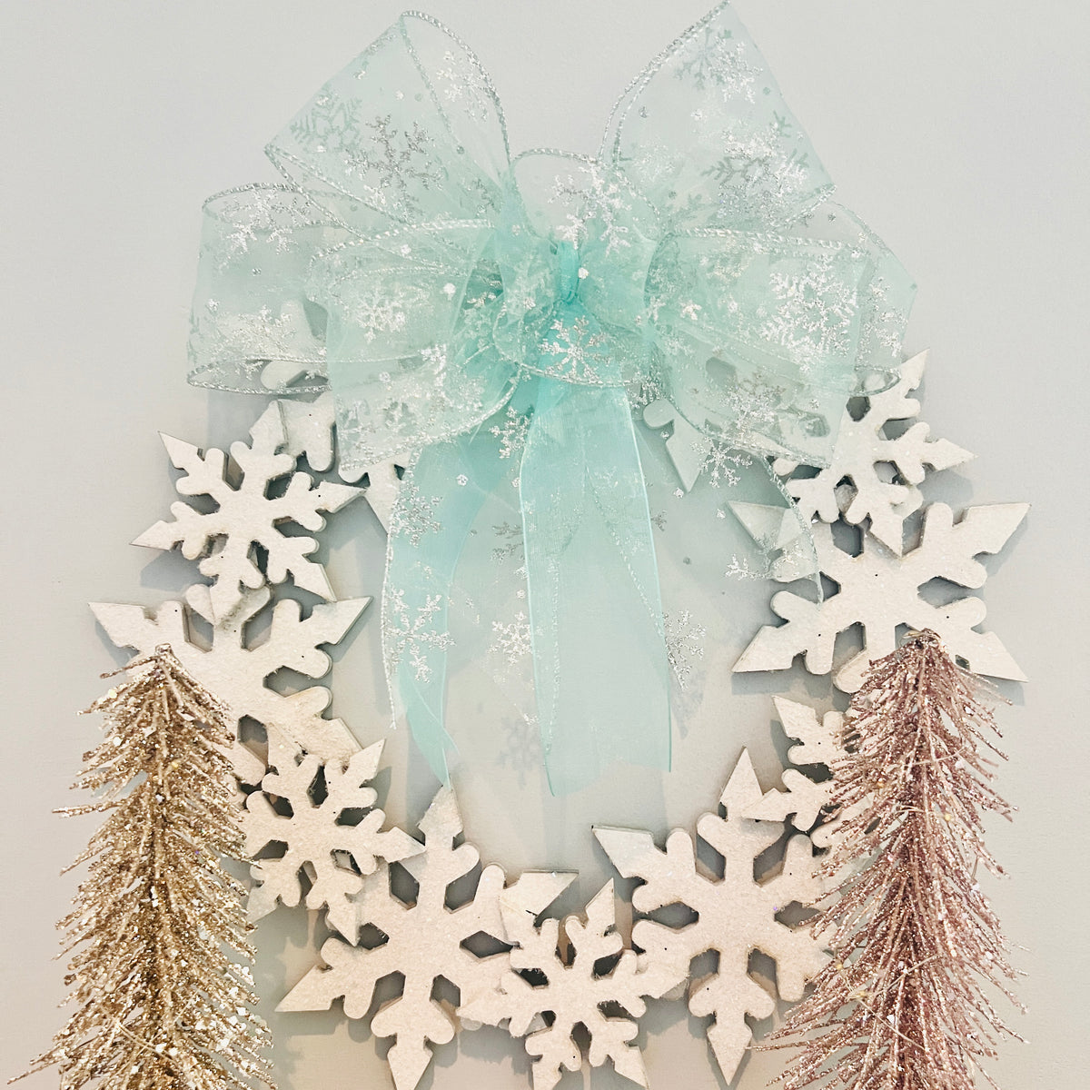 Snowflake Charger Tray DIY KIT