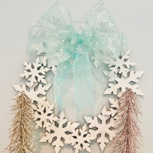Snowflake Charger Tray DIY KIT