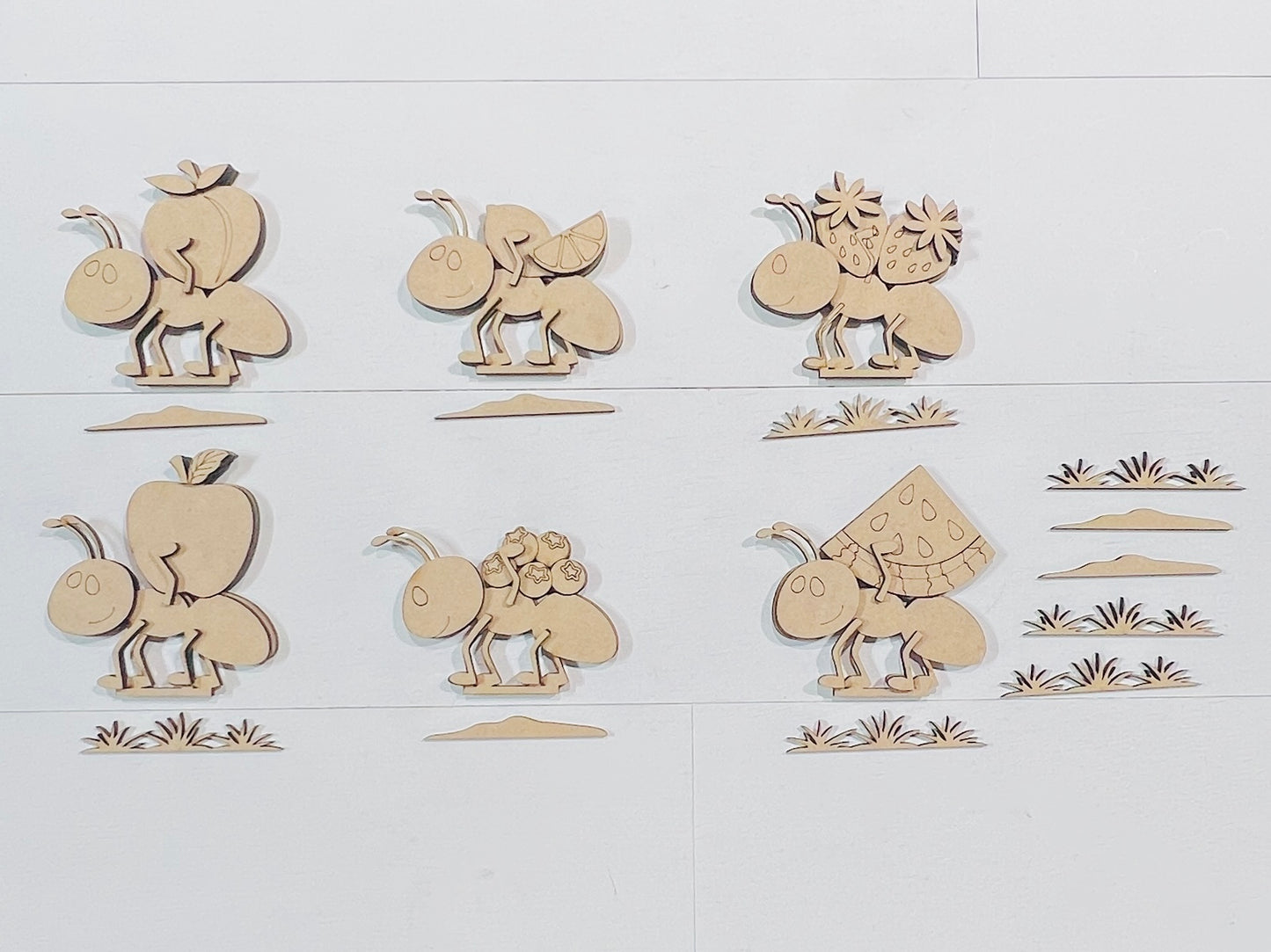 Ants & Fruit DIY Kit – Set of 6