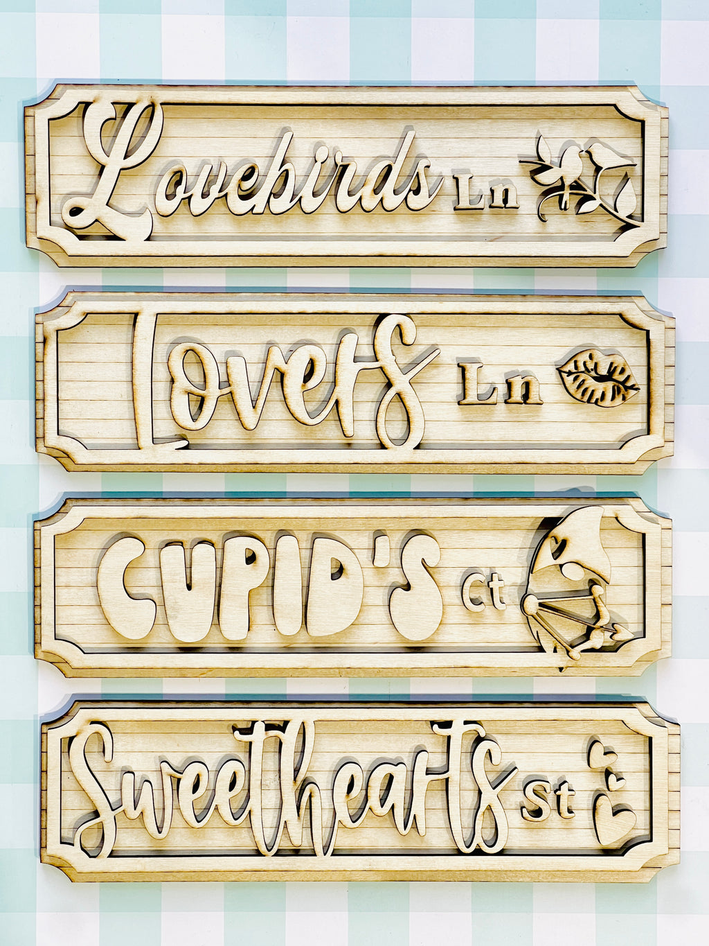 Valentine's Street Signs DIY KIT - 625