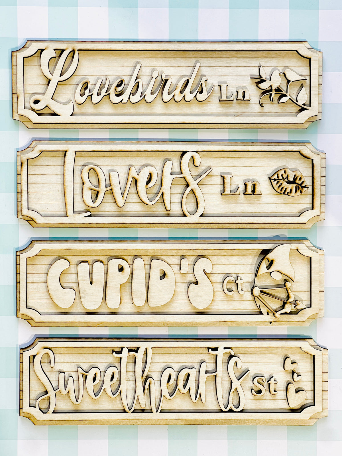 Valentine's Street Signs DIY KIT - 625