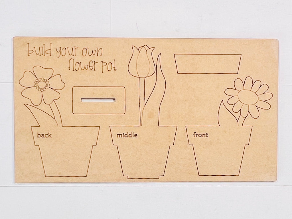 Build Your Own Flower Pot DIY - 493
