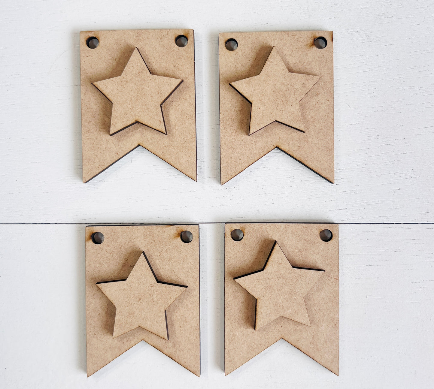 Mini Star Banner – Set of 4