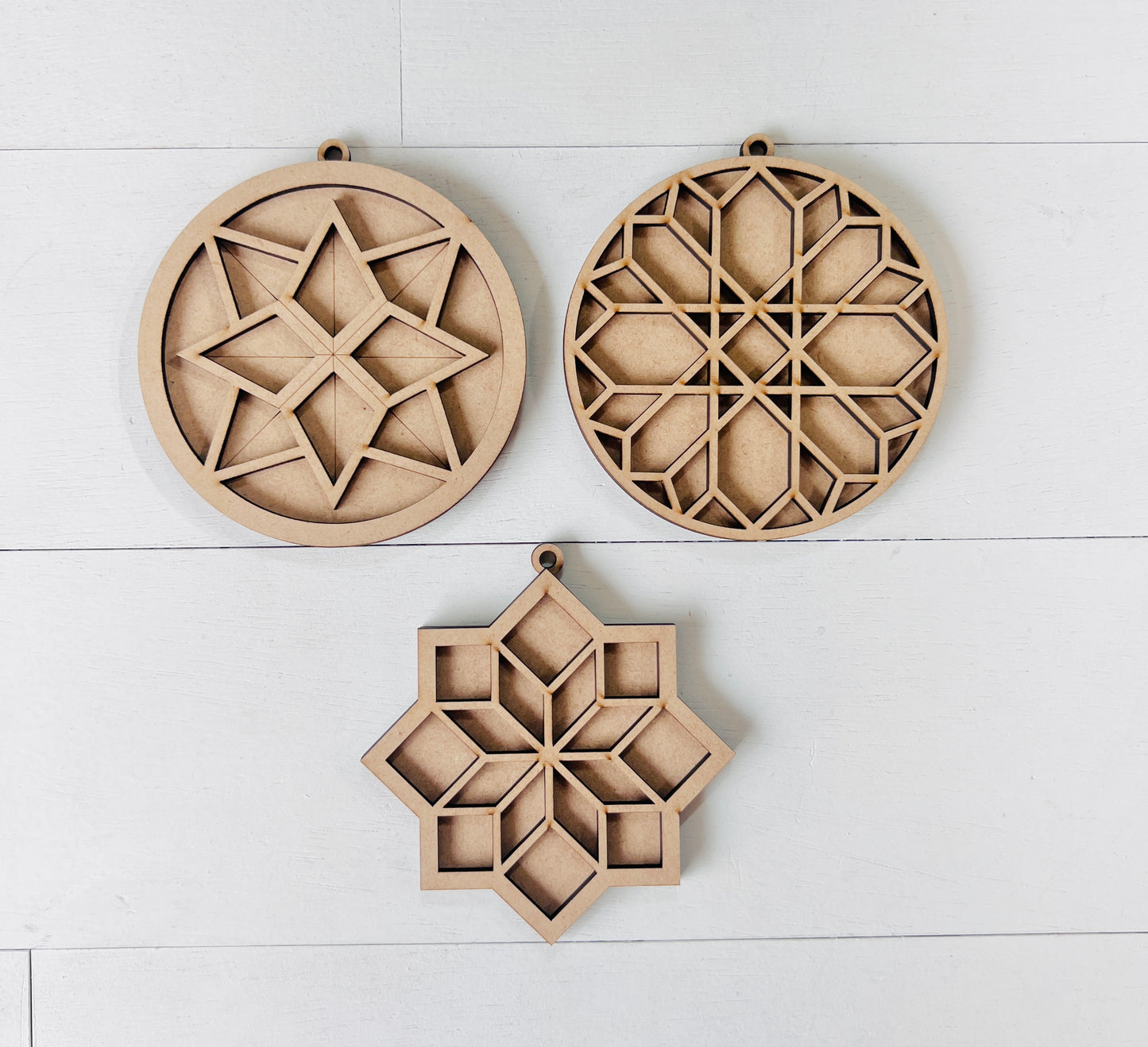 Star Quilt Block Ornament