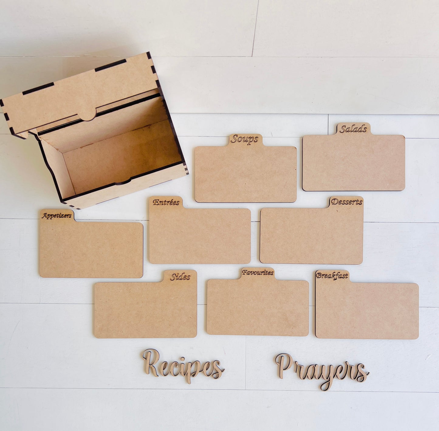Recipe or Prayer Box Kit