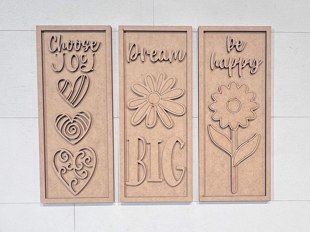Inspirational Sign Trio - 304