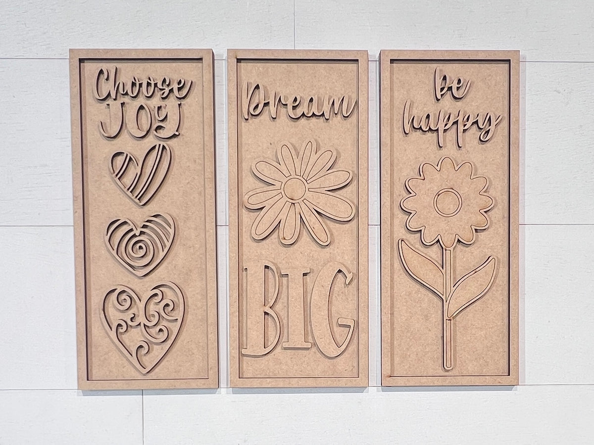 Inspirational Sign Trio - 304