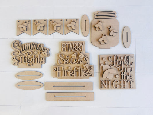 Summer Nights & Fireflies Tiered Tray Set