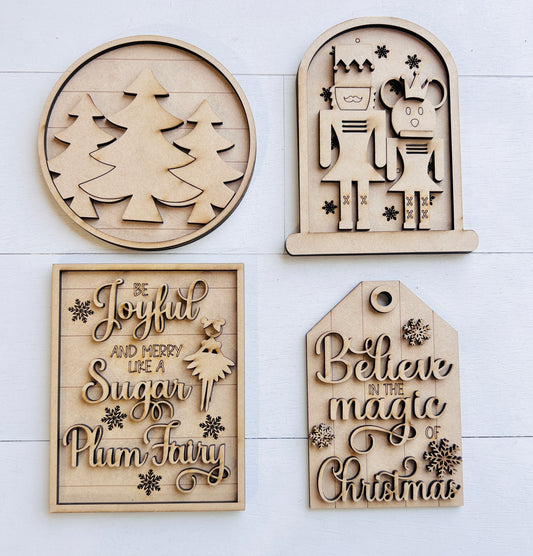 Nutcracker Magic Mini Sign Set
