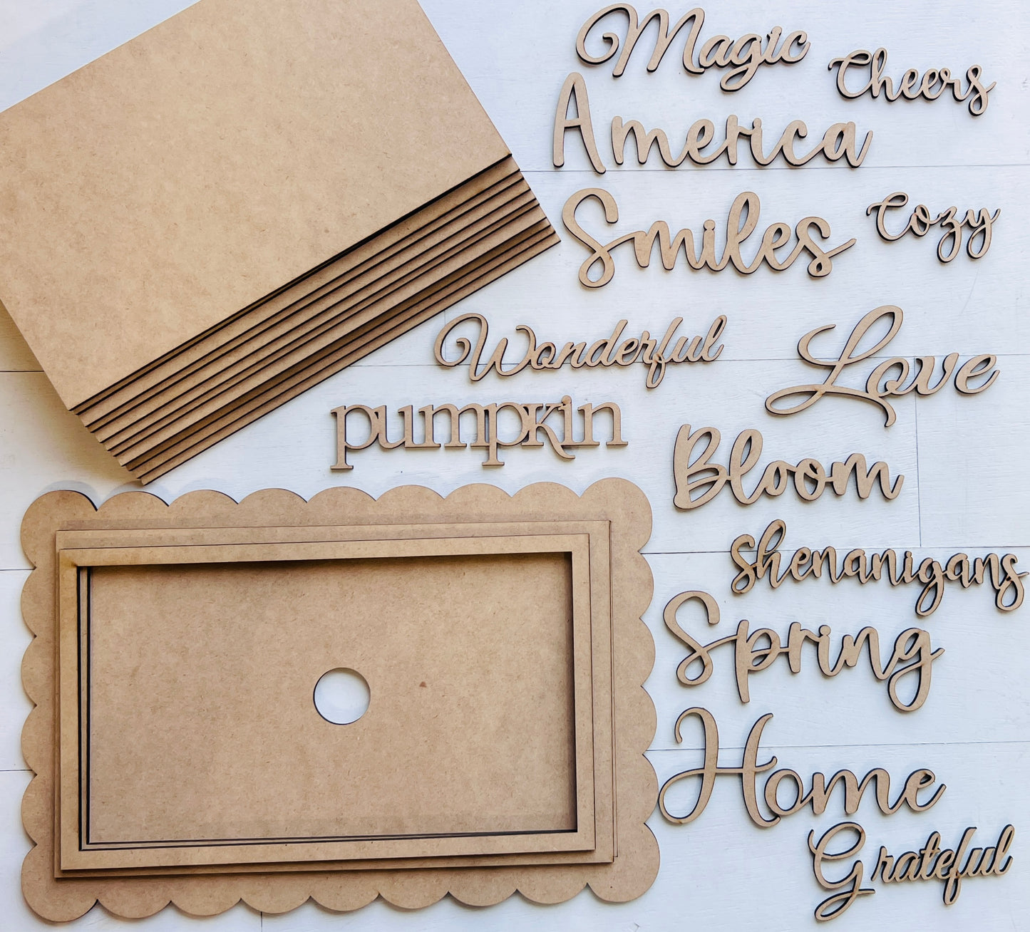 Yearly Interchangeable Frames WITH printables