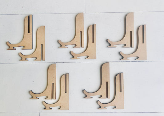 Mini Plate Stand Set of 10
