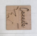 Canada and Maple Leaf Sign - 556
