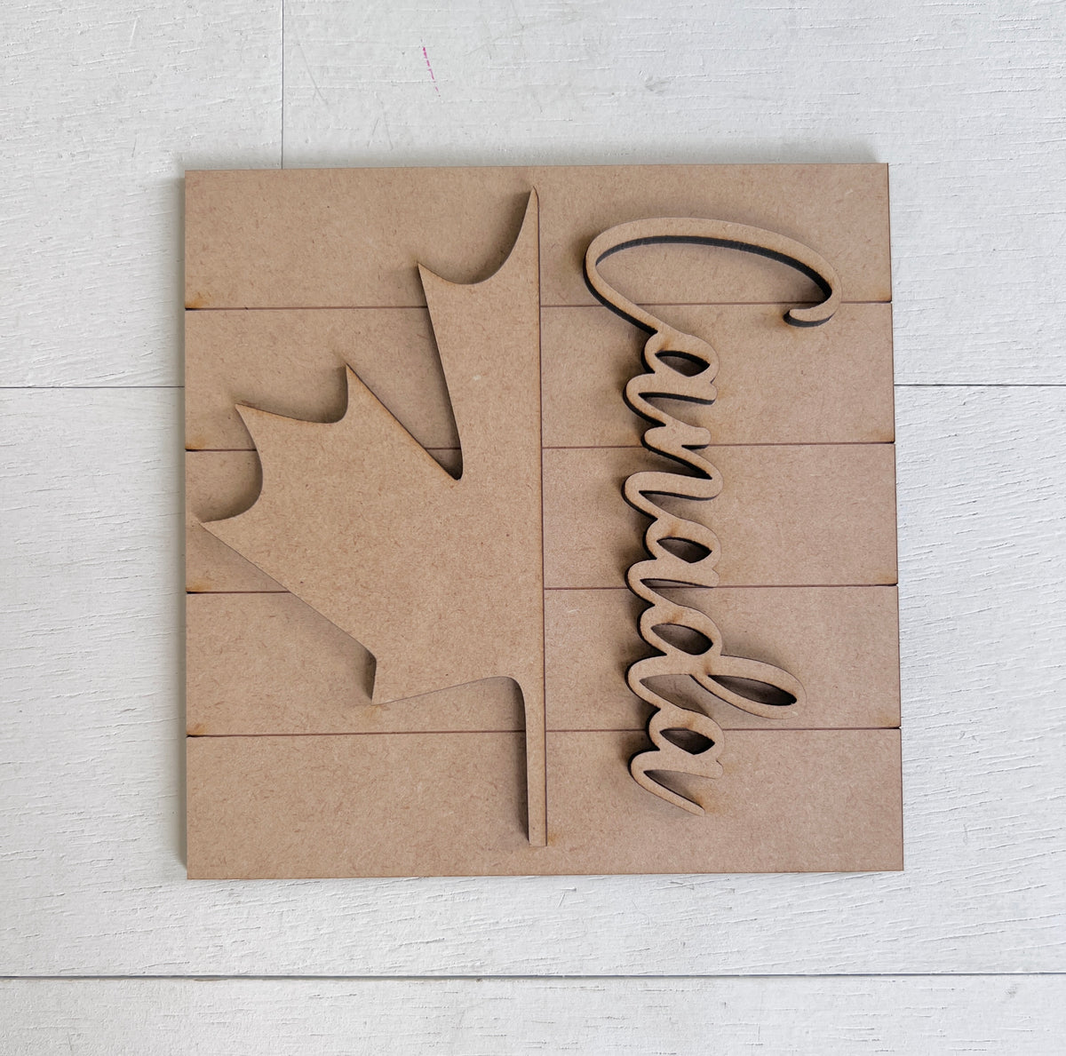 Canada and Maple Leaf Sign - 556