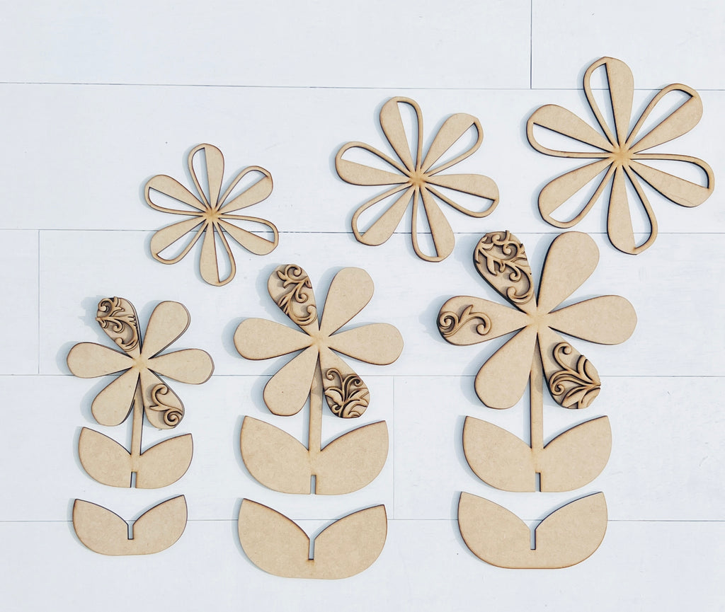 Reversible Daisy Flourish Flowers DIY KIT - 534