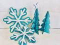Winter Tree & Snowflake Set