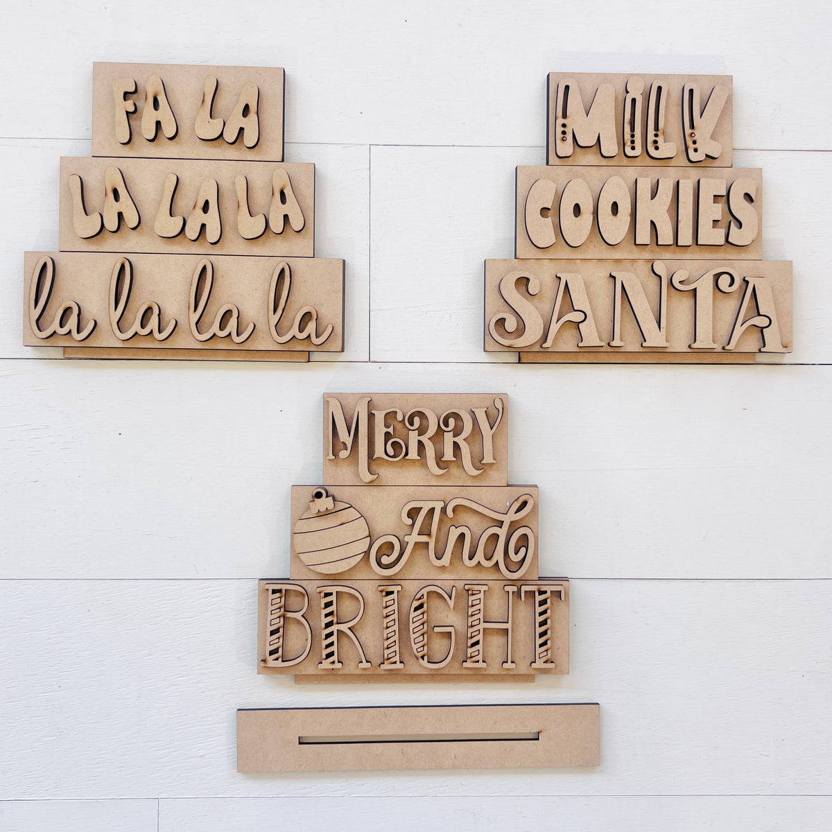 Christmas Word Blocks