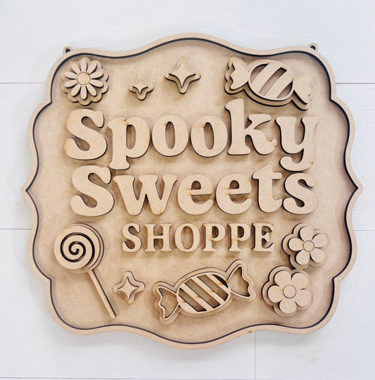 Spooky Sweets Shoppe Hanger