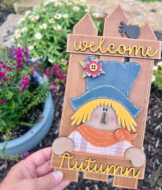 Scarecrow Fence Leaner DIY
