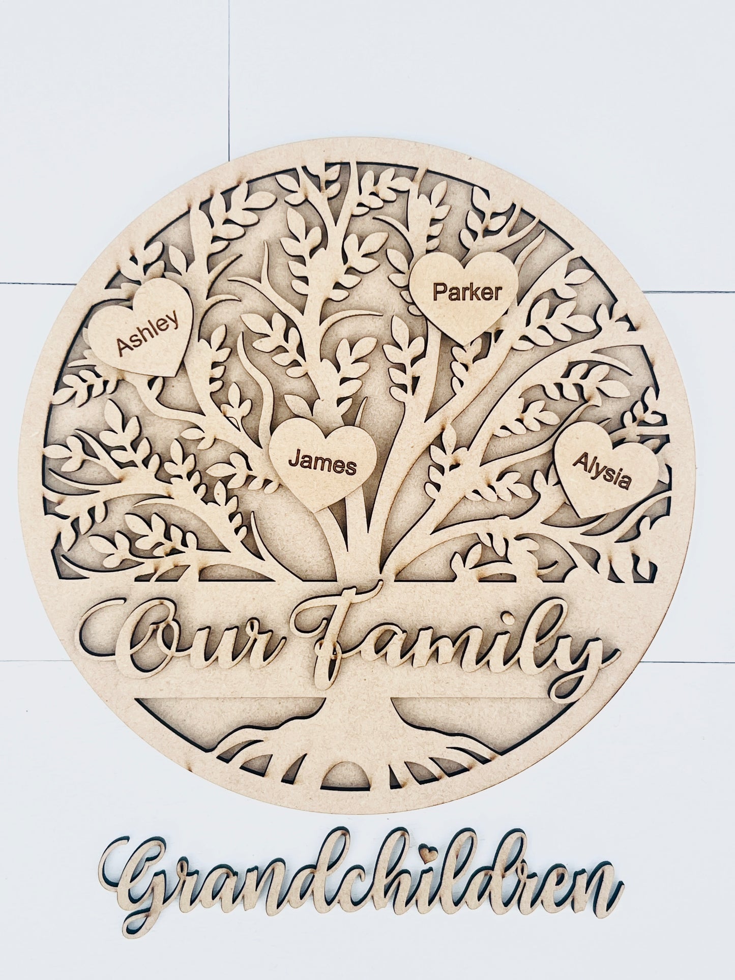 Family of Life Tree Round DIY KIT