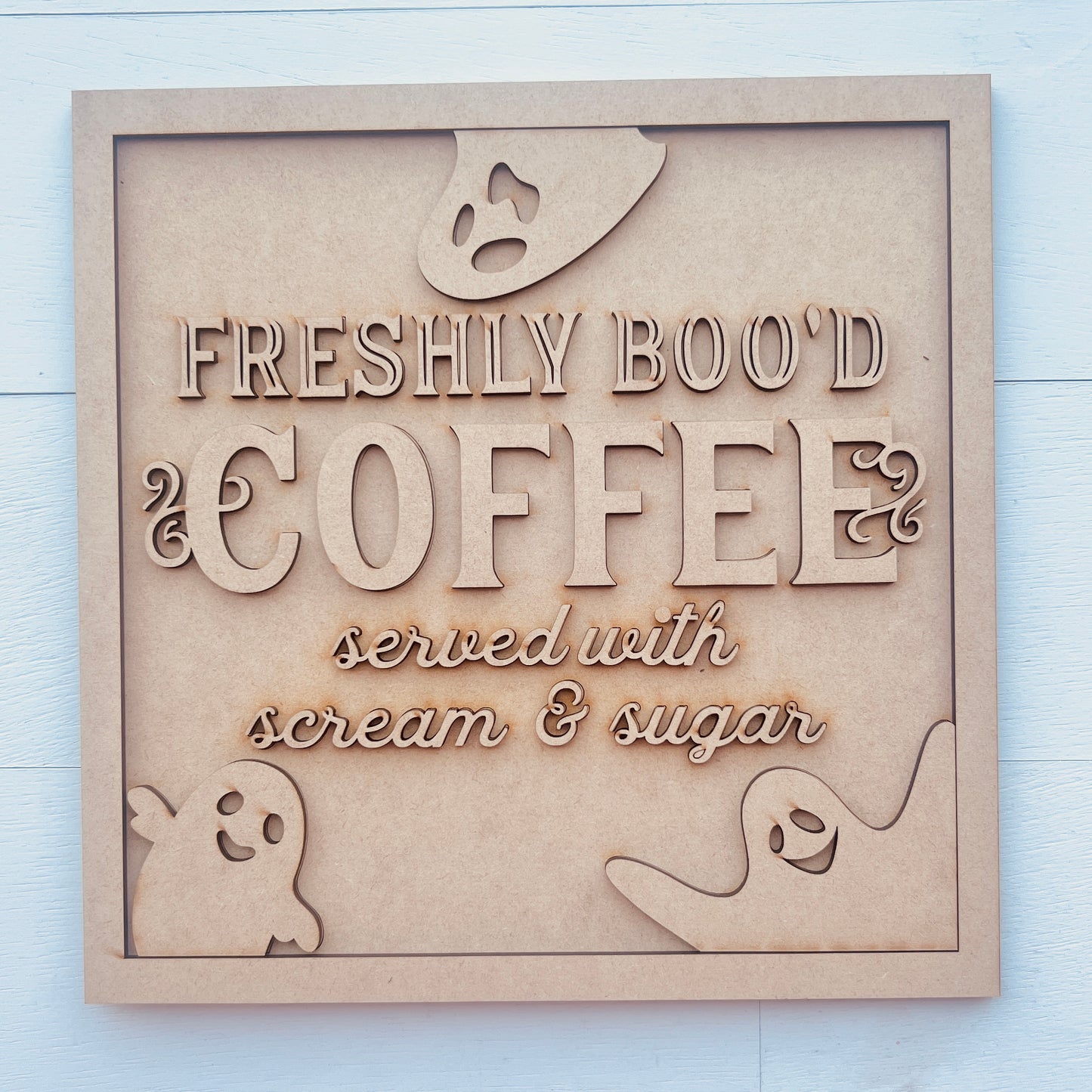 Freshly Boo’d Coffee Sign