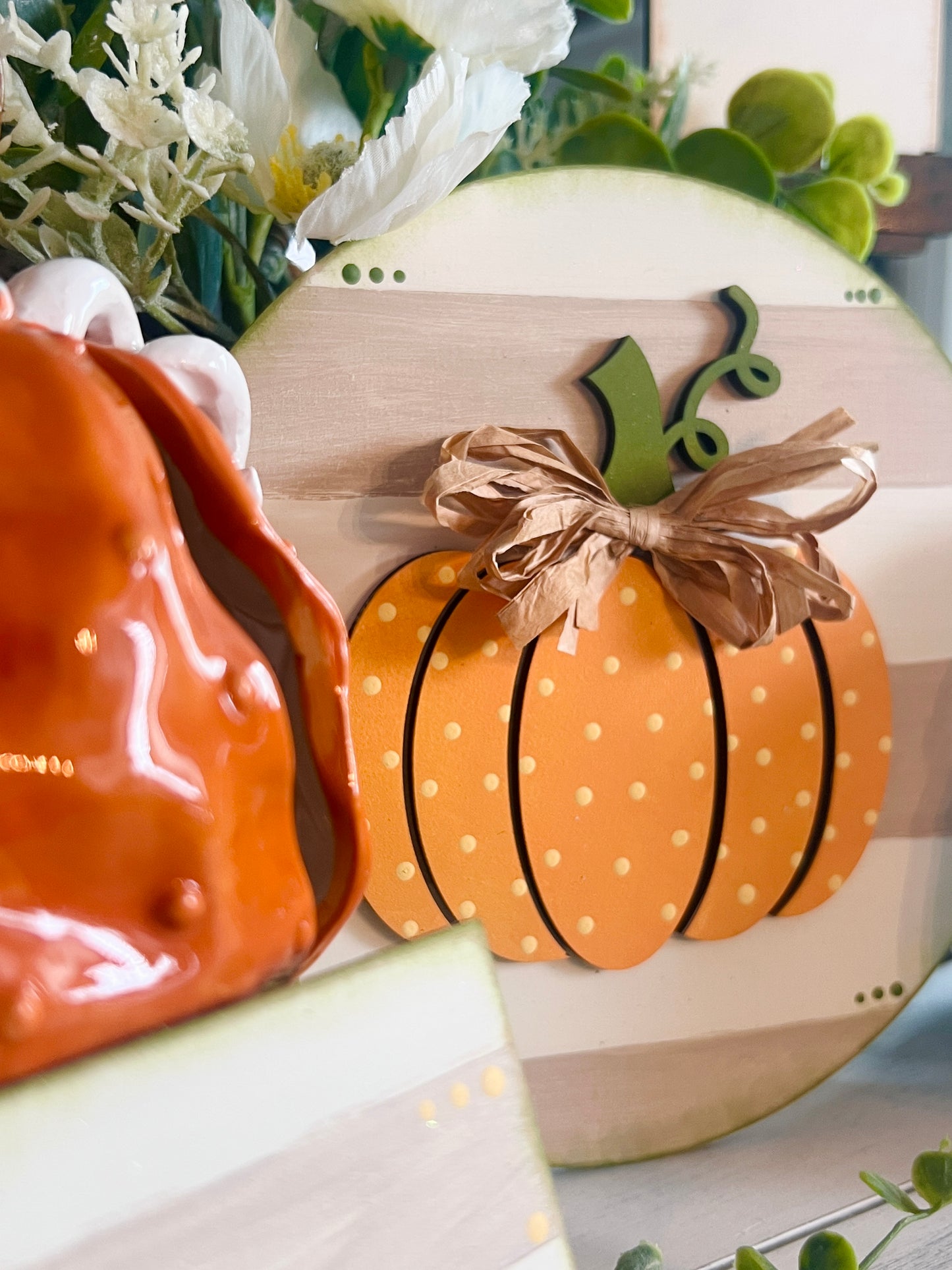Hi There Pumpkin Sign Set